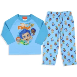 Nickelodeon Toddler Boys' Bubble Guppies That Sounds Fishy Sleep Pajama Set Turquoise -Intimo GUEST 98575088 c2dd 4d49 8f56 ac1a4cac4b35
