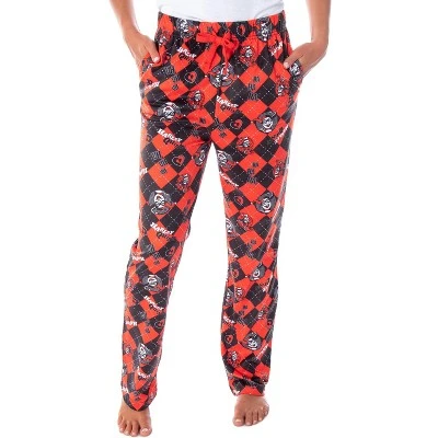 DC Comics Harley Quinn Women's Classic Character Sleep Lounge Pajama Pants Classic Harley 6 DC Comics Harley Quinn Women's Classic Character Sleep Lounge Pajama Pants Classic Harley - Image 4