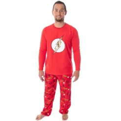 DC Comics Men's The Flash Superhero Fleece Shirt And Pant 2 PC Pajama Set -Intimo GUEST 996f3fae a6c0 46eb 8418 ad3940e04297
