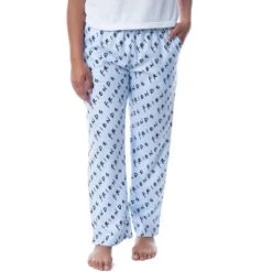 Friends The TV Series Womens' Classic Show Logo Pajama Pants Loungewear Blue -Intimo GUEST 999ad56a 014c 47c8 bc94 c48d66d56f1e