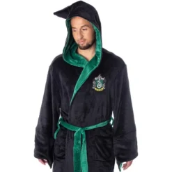 Harry Potter Adult Fleece Plush Hooded Robe