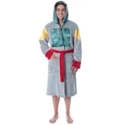 Star Wars Adult Boba Fett Bounty Hunter Fleece Robe Bathrobe For Men Women Multi -Intimo GUEST 9ce0a8e1 a925 45da 860c a81c673030ba