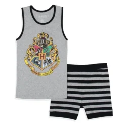 Harry Potter Girls' Hogwarts House Crest Sleep Pajama Set Tank Top Shorts Grey 11 Harry Potter Girls' Hogwarts House Crest Sleep Pajama Set Tank Top Shorts Grey -Intimo GUEST 9d1102f0 4c8b 45b6 9884 662eb4f91775