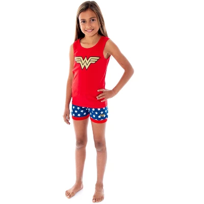 DC Comics Girls Wonder Woman Logo Tank Top And Shorts Pajama Set Wonder Woman Logo 8 DC Comics Girls Wonder Woman Logo Tank Top And Shorts Pajama Set Wonder Woman Logo - Image 6