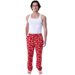 Disney Men's Cars Lightning McQueen Allover Character Sleep Pajama Pants Red -Intimo GUEST a0cf1e9f c4a6 4774 b595 97f96d9c04b5