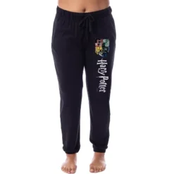 Harry Potter Womens' All Hogwarts House Crest Sleep Jogger Pajama Pants Black 7 Harry Potter Womens' All Hogwarts House Crest Sleep Jogger Pajama Pants Black -Intimo GUEST a110d93c e017 40c8 bde2 55f37bf30657