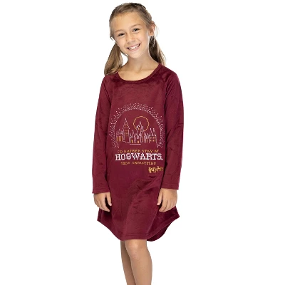 Harry Potter Nightgown I'd Rather Stay At Hogwarts This Christmas Girl's Pajamas 3 Harry Potter Nightgown I'd Rather Stay At Hogwarts This Christmas Girl's Pajamas