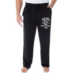Star Wars Men's A Long Time Ago In A Galaxy Far Far Away Sleep Pajama Pants Black -Intimo GUEST a5383bcf af42 4101 9aa8 f898952b31a4