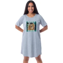 Star Wars Womens' Movie Chewbacca Salon Funny Nightgown Sleep Pajama Grey -Intimo GUEST a685274b 23bc 4b85 a745 747c017aefef