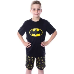 DC Comics Big Boys' Batman Logo Short Sleeve Shirt Pajama Short Set Black 11 DC Comics Big Boys' Batman Logo Short Sleeve Shirt Pajama Short Set Black -Intimo GUEST a9674e7c 1218 47d8 ae32 2e5906862fff