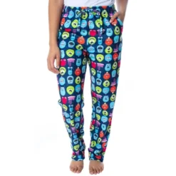 Disney Women's Monsters Inc. Allover Character Heads Sleep Pajama Pants Blue -Intimo GUEST a983bc22 cd8f 4c3d bf53 8fb3cfc45857
