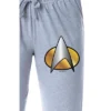 Star Trek: The Next Generation Womens' Starfleet Symbol Pajama Pants Grey -Intimo GUEST aa3dc7e1 b893 4e0f ba96 c199f7267783