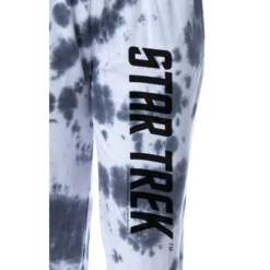 Star Trek Womens' Logo Title Icon TV Show Sleep Jogger Pajama Pants Multicolored