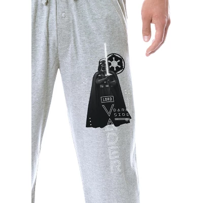 Star Wars Mens' Darth Vader Jedi Lord Dark Side Sleep Pajama Pants Grey 3 Star Wars Mens' Darth Vader Jedi Lord Dark Side Sleep Pajama Pants Grey