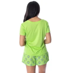 Disney Women's Monsters Inc. Mike Wazowski Shirt And Shorts Pajama Set Lime Green -Intimo GUEST aca48ef1 0a56 45b1 88f8 a3c5f9f95cd9