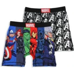 Marvel Mens' 2 Pack The Avengers Comic Boxers Underwear Boxer Briefs Black -Intimo GUEST ad940c56 6cbc 4309 aaab 4ea46a845678