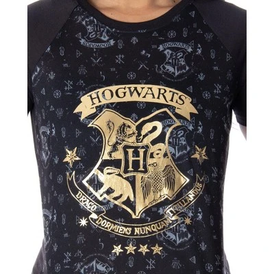 Harry Potter Women's Juniors' Hogwarts Castle Nightgown Pajama Sleep Top 4 Harry Potter Women's Juniors' Hogwarts Castle Nightgown Pajama Sleep Top - Image 2