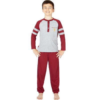 Harry Potter Boys Gryffindor House Athletic Varsity Jogger Pajama Set 5 Harry Potter Boys Gryffindor House Athletic Varsity Jogger Pajama Set - Image 3