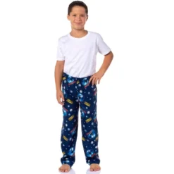 Polar Express Boys' Christmas Movie Believe Train Pajama Sleep Pants Blue
