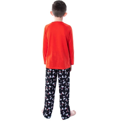 Peanuts Boys' Joe Cool Snoopy Pajamas Raglan Shirt And Pant Sleepwear Set 3 Peanuts Boys' Joe Cool Snoopy Pajamas Raglan Shirt And Pant Sleepwear Set