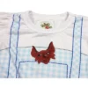 The Wizard Of Oz Girls Dorothy Costume Pajama Gown With Fleece Lined Ruby Slippers