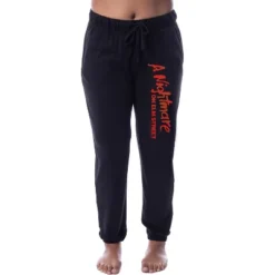 A Nightmare On Elm Street Womens' Movie Film Jogger Sleep Pajama Pants Black 7 A Nightmare On Elm Street Womens' Movie Film Jogger Sleep Pajama Pants Black -Intimo GUEST b701767a 6bdc 4e1e b276 96adc815c27a