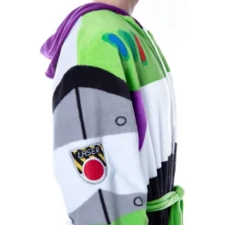 Disney Men's Toy Story Buzz Lightyear Costume Fleece Plush Robe Bathrobe -Intimo GUEST b97522ae c64b 426c a726 e3cc4c16f844