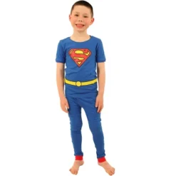 DC Comics Boys Superman Superhero Cotton Costume Pajama Set -Intimo GUEST b9f934ff f8ca 44b8 876a 347369c3af2c