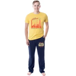 Star Wars Mens' Travel Tourist Ad Sleep Pajama Set -Intimo GUEST c07add6f ecc4 4e76 9a1f c888f1d89714