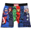 Marvel Mens' 2 Pack The Avengers Comic Boxers Underwear Boxer Briefs Black
