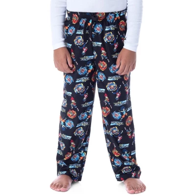 Beyblade Burst Super King Boys' Spinner Tops Character Kids Pajama Pants Black 6 Beyblade Burst Super King Boys' Spinner Tops Character Kids Pajama Pants Black - Image 4