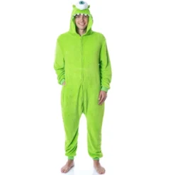 Disney Monsters Inc Adult Mike Wazowski Kigurumi Costume Union Suit Pajama Lime Green -Intimo GUEST c1ffa3ab b5c2 450d 8cab efc26fd746c2