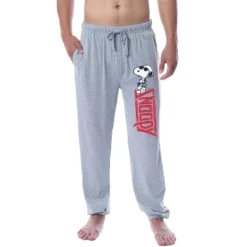 Peanuts Men's Joe Cool Rocker Character Logo Sleep Jogger Pajama Pants Grey -Intimo GUEST c3ac8713 42d7 49ae 8e02 c5f87f6f0c2a