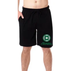 DC Comics Mens' Green Lantern Logo Character Symbol Sleep Pajama Shorts Black -Intimo GUEST c55bb40c e663 4611 af01 8ea09e416332