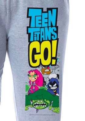 DC Comics Teen Titans Go! Women's Character Sleep Jogger Pajama Pants Grey 4 DC Comics Teen Titans Go! Women's Character Sleep Jogger Pajama Pants Grey - Image 2