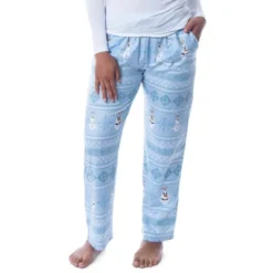 Disney Womens' Frozen Olaf Sweater Style Loungewear Pajama Pants Blue -Intimo GUEST cbcffc59 a9e3 4316 bd09 3822c72adb4f