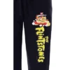 The Flintstones Womens' Cartoon TV Show Characters Sleep Pajama Pants Black