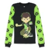 Ben 10 Boys' Cartoon Omnitrix Tossed Print Character Tight Fit Pajama Set Multicolored
