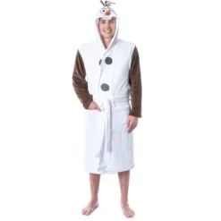 Disney Adult Frozen Snowman Olaf Costume Robe Hooded Bathrobe White -Intimo GUEST d30b33e7 f814 4ba9 901c 7b43462ac0d4