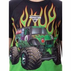 Monster Jam Boys' Grave Digger Truck Sleep Pajama Set Shorts Crewneck Multicolored -Intimo GUEST d662721b 89f0 45c4 95d0 1f881a21716a