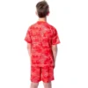 DC Comics Boys' Justice League Digital Camo The Flash 2 PC Pajama Set Red -Intimo GUEST d67dfde9 3787 4b8c bfef d474581d2749