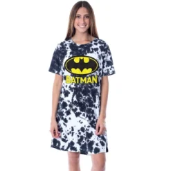 DC Comics Batman Womens' Bat Symbol Nightgown Sleep Pajama Shirt Tie-Dye Multicolored -Intimo GUEST d6c41a2c 8f10 4fe0 b974 c89b0eb108b4