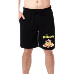 The Flintstones 1985 Mens' Cartoon TV Show Characters Sleep Pajama Shorts Black 7 The Flintstones 1985 Mens' Cartoon TV Show Characters Sleep Pajama Shorts Black -Intimo GUEST d9864df5 10db 4c98 a979 8868306d0314
