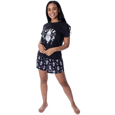 Disney Villains Women's Vixen Ursula Shirt And Shorts 2 Piece Pajama Set 3 Disney Villains Women's Vixen Ursula Shirt And Shorts 2 Piece Pajama Set