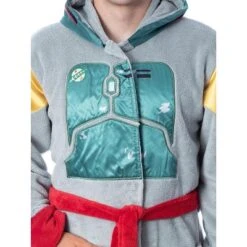 Star Wars Adult Boba Fett Bounty Hunter Fleece Robe Bathrobe For Men Women Multi -Intimo GUEST d9b61eb1 4d74 49be 9807 00863b548525