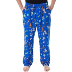 Disney Men's Toy Story Character Print Adult Sleep Lounge Pajama Pants Blue -Intimo GUEST de055658 ad5a 4b1f ad3b 183721c5fc2b