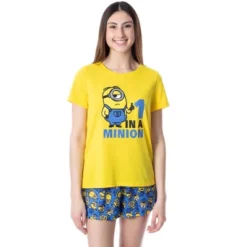 Despicable Me Womens' Minions 1 In A Minion Sleep Pajama Set Short Multicolored -Intimo GUEST dea0f892 7250 4c3e 9ea5 bdeca3f751ac