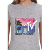 MTV Womens' Music Television Beach Classic Icon '80s Crewneck T-Shirt Grey 2 MTV Womens' Music Television Beach Classic Icon '80s Crewneck T-Shirt Grey -Intimo GUEST decc2aad fbbb 496f b9ad 1574b876ffb8