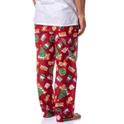 South Park Mens' TV Show Stan Kyle Cartman Kenny Christmas Pajama Pants Red -Intimo GUEST dff70072 1896 49cd 9486 66a06019a43f