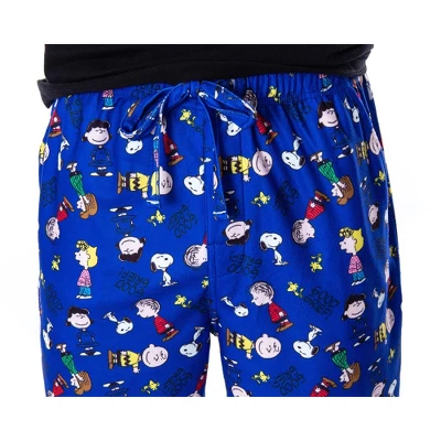 Peanuts Men's Good Grief! Allover Character Pattern Sleepwear Pajama Pants Good Grief Gang 5 Peanuts Men's Good Grief! Allover Character Pattern Sleepwear Pajama Pants Good Grief Gang - Image 3